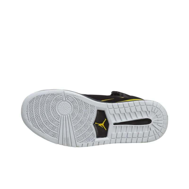 Jordan Sixty Club Black Yellow Metallic Silver-4