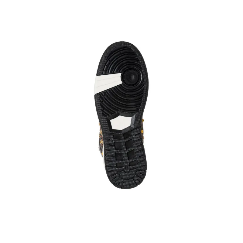 MOSCHINO High-Top Skateboard Shoes Women's Brown-5