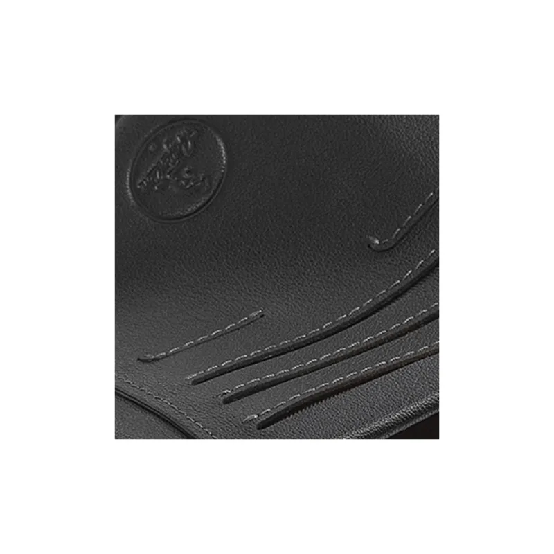 AUGTARLION Genuine Leather Cow Leather Durable Coin Wallet Regular Men's Black-5