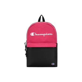 Champion Polyester Backpack Unisex Red Black