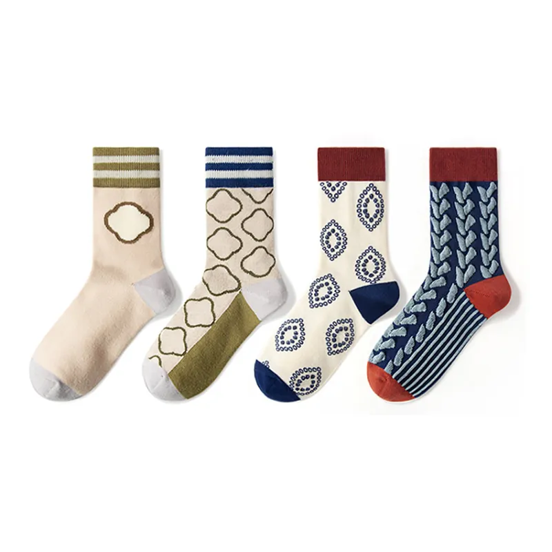 NAIER Mid Calf Socks Women's 4 Pack-1