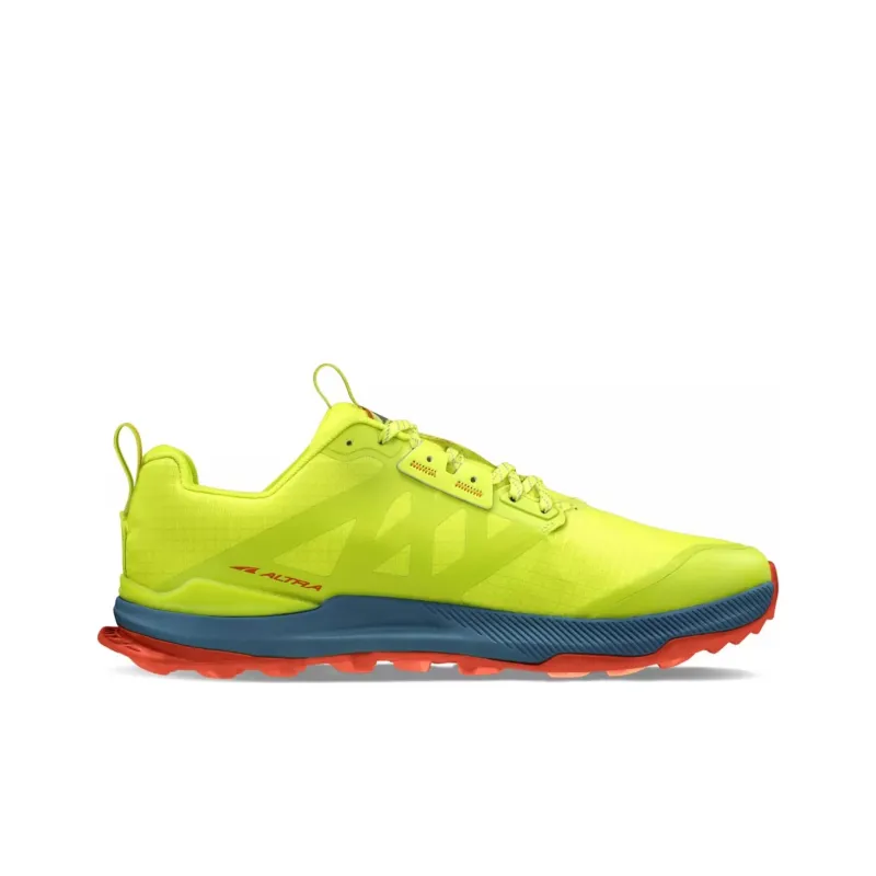 Altra Lone Peak 8 Cushioning, Slip Resistant, And Abrasion Resistant Low Top Running Shoes Men's Green Black Orange-1