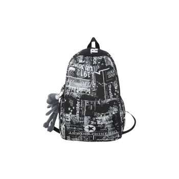 ALNI BITTON Nylon Backpack Regular Men's  Sizing Black/Blue/White/Gray