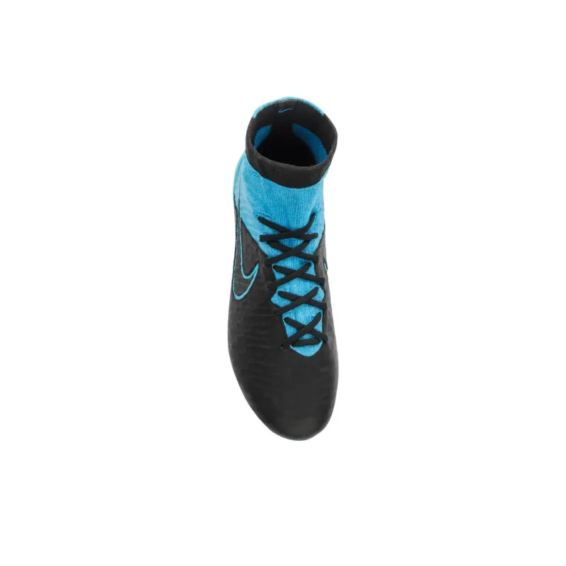 Nike Magista Obra Tech Craft Leather Fg Black Turquoise Blue-3