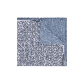 Brunello Cucinelli Graphic-print Silk Pocket Square