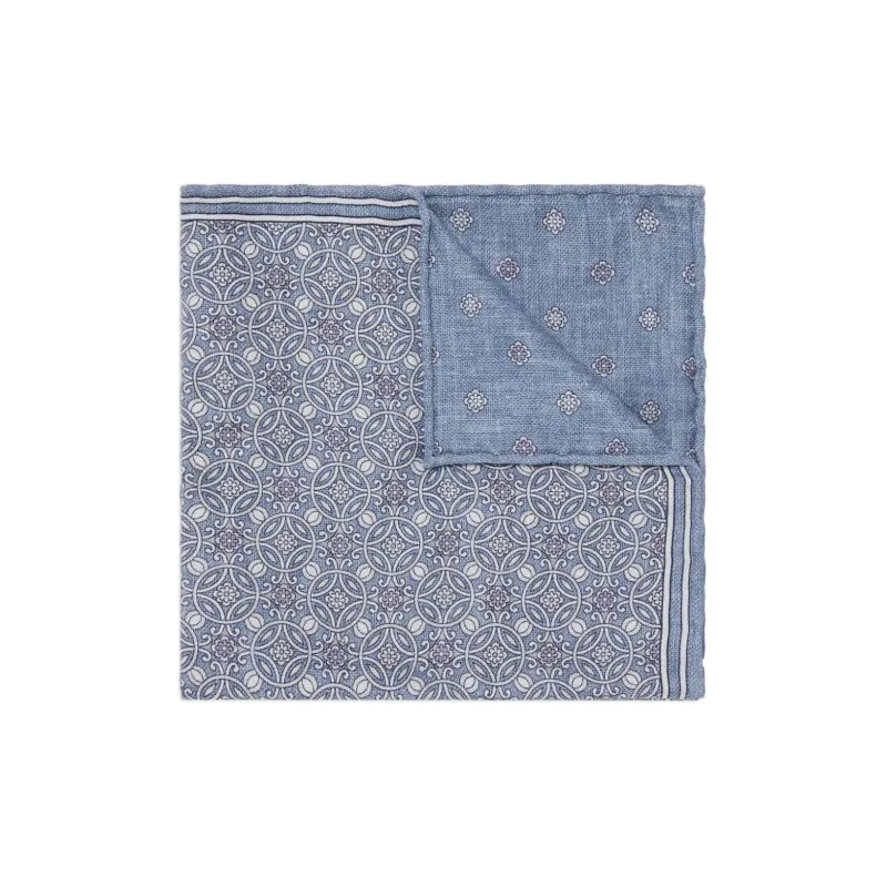 Brunello Cucinelli Graphic-print Silk Pocket Square-0