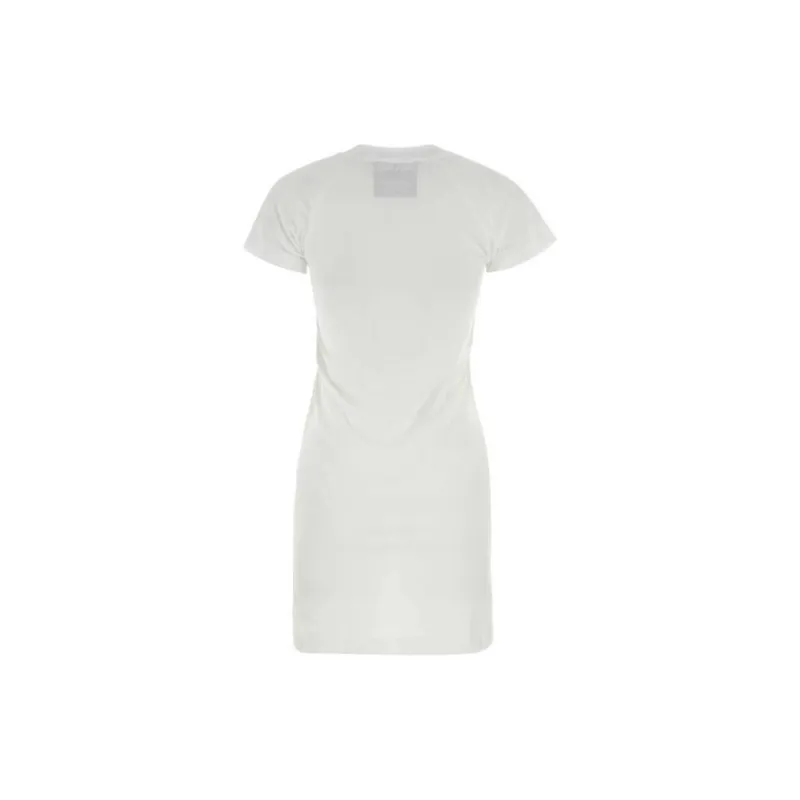 MOSCHINO Logo Printed Crewneck Mini T Shirt Dress-1