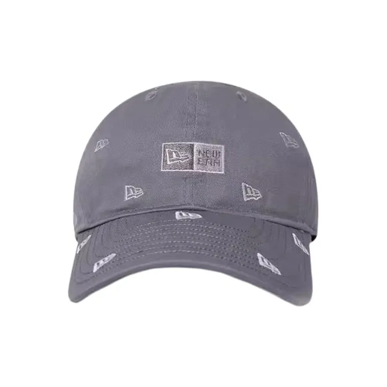 New Era Cotton Baseball Caps Unisex Gray-1