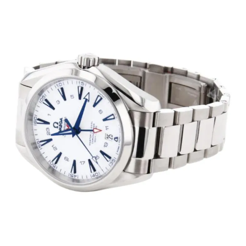 OMEGA AQUA TERRA 150 Meters Automatic Mechanical Movement Men's Watches Watch 43mm White Dial Titanium Strap-1