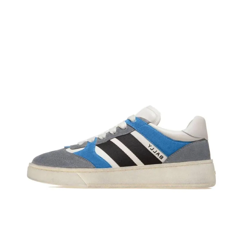 BALLY Panelled Suede Sneakers-0