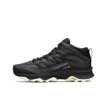 MERRELL Moab SPEED MID GORE-TEX Cushioning Wear-Resistant High-Top Outdoor Shoes Women's Black Purple