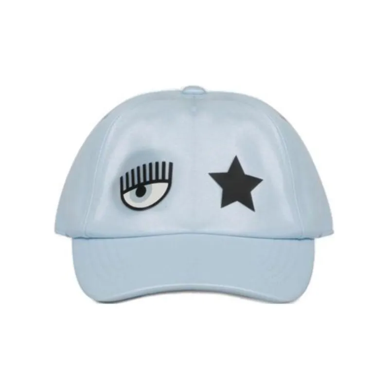 CHIARA FERRAGNI Polyester Baseball Caps Women's Blue-1