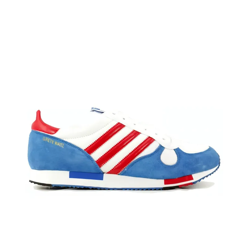 Adidas Adizero Adios Pro 3 Anti Slip And Wear Resistant Breathable Low Top Running Shoes Men's White Blue Red-1