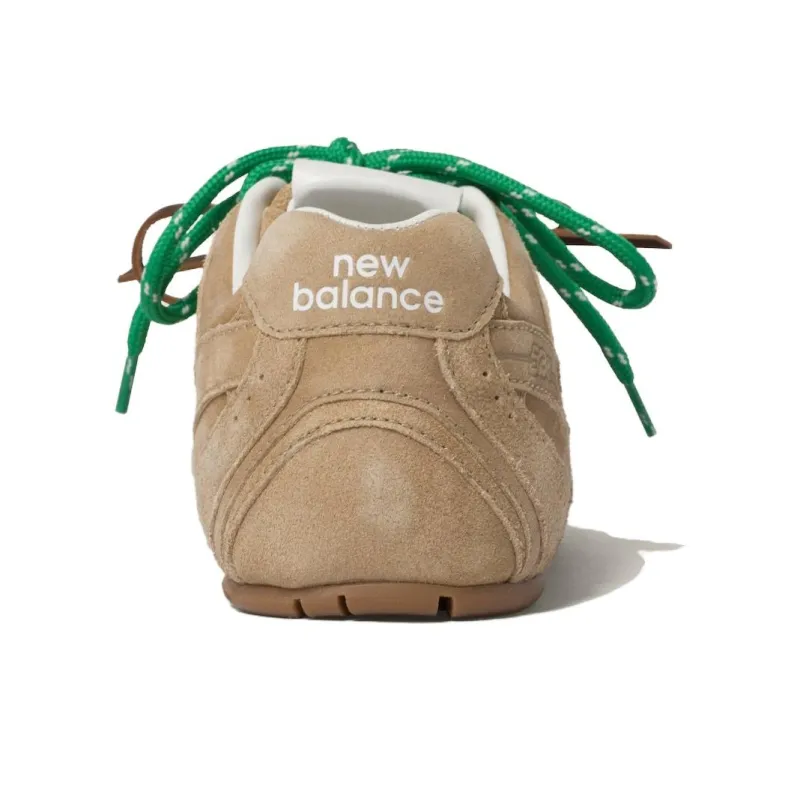 New Balance x MIU MIU NB 530 SL Qixi Festival Model Anti Slip Wear Resistant Low Top Casual Shoes Women's Light Umber-3