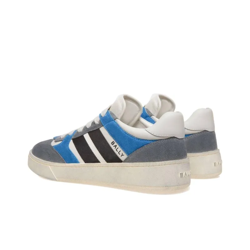 BALLY Panelled Suede Sneakers-3