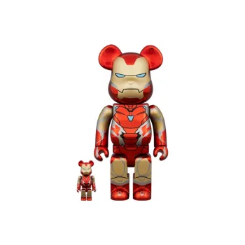 BE@RBRICK Marvel The Infinity Saga Iron Man Mark85 Chorme