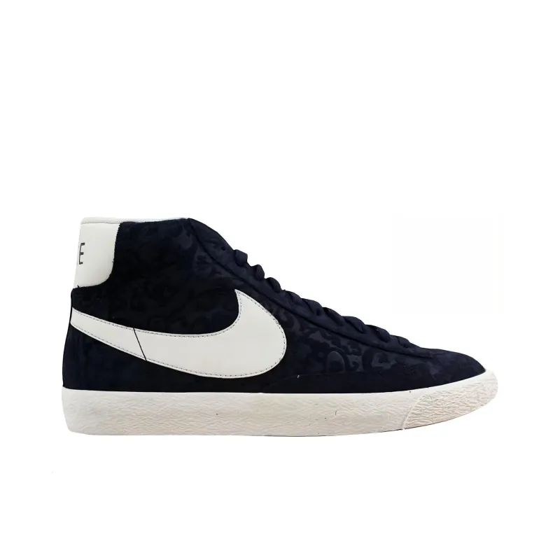 Nike Blazer Mid Premium Vintage Obsidian/Sail White Team Orange-1