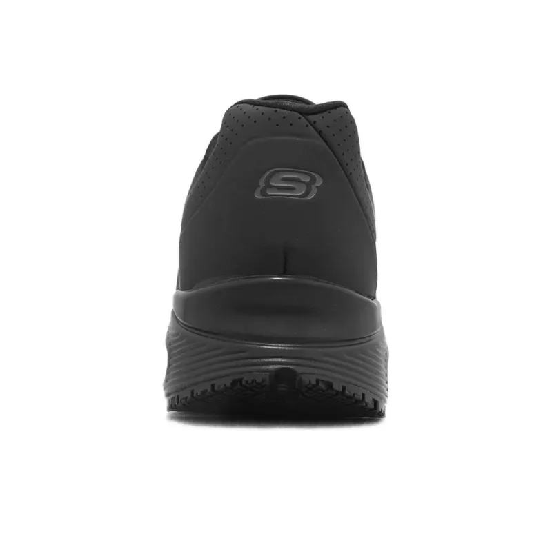 Skechers Relaxed Fit UNO SR-SUTAL WIDE Cushioning Wear-Resistant Low-Top Casual Shoes Men's Black-4