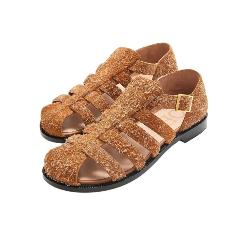 LOEWE Campo Roman Sandals Women's Tan-2