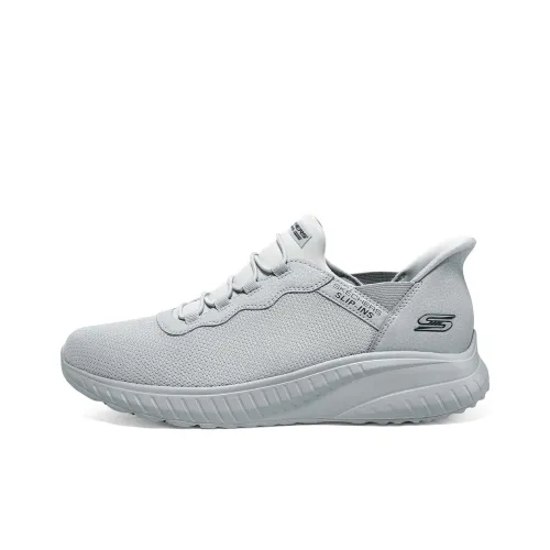 Skechers Slip Ins Cushioning Wear Resistant Low Top Casual Shoes Men's Gray