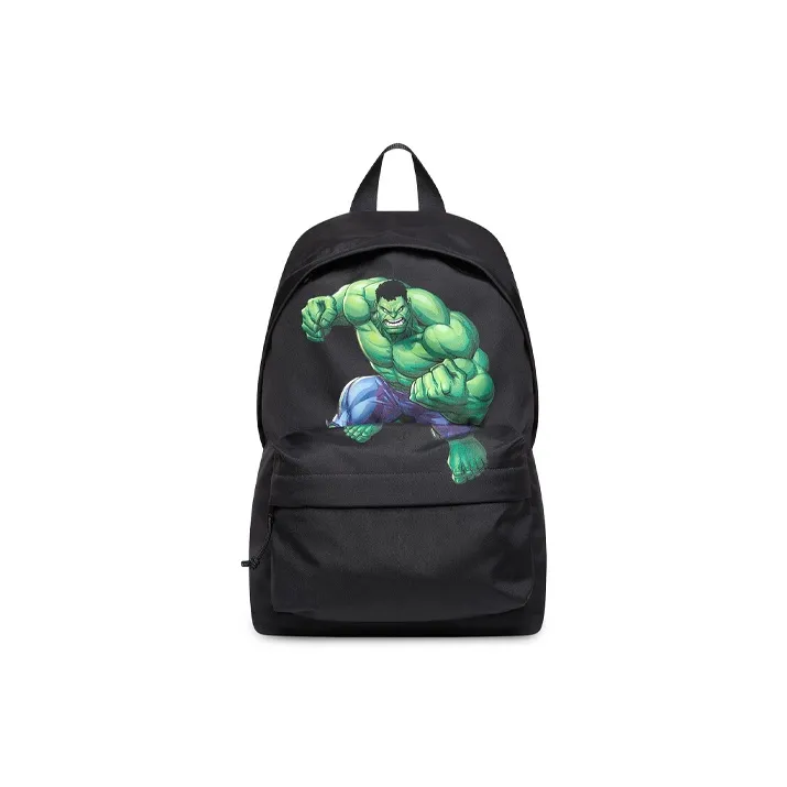 Balenciaga Recycled Nylon Backpack Men's Black-0