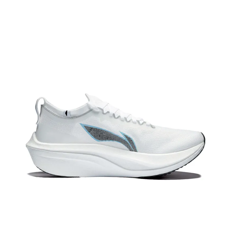 LiNing Feidian 4 Elite Cushioning Anti Slip Wear Resistant Breathability Low Top Running Shoes Unisex White-1