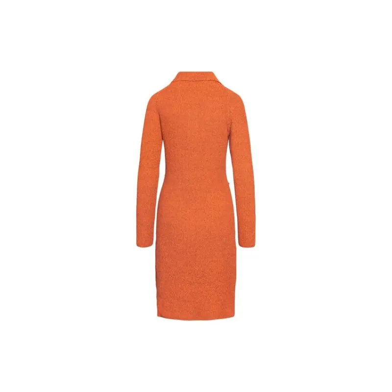 Acne Studios SS24 Long Sleeved Dresses Women's Orange-1