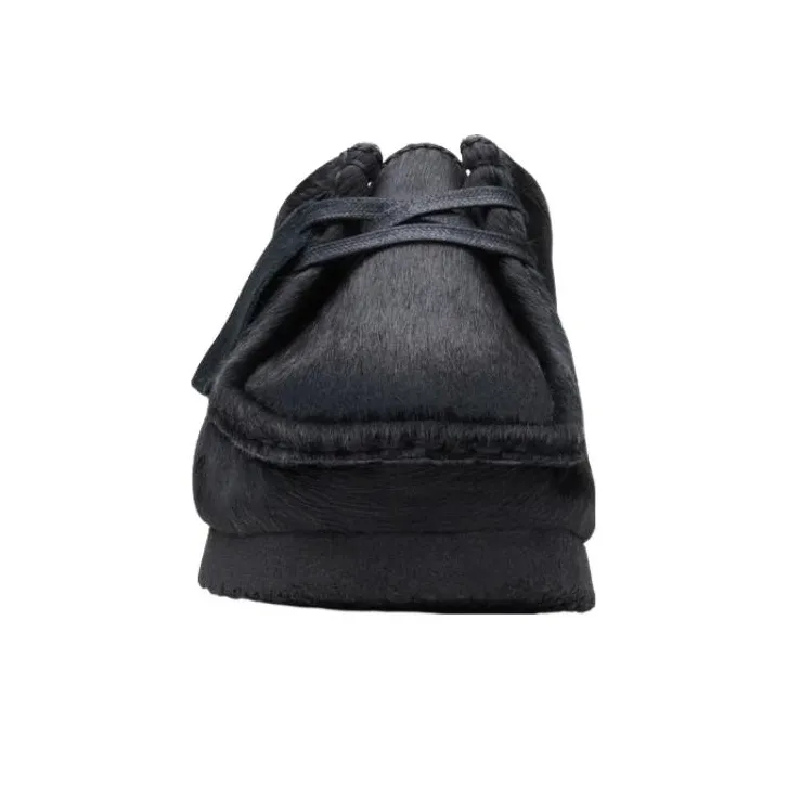 Clarks Originals Wallabee Black Pony Hair-3