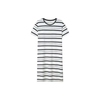 Sha Qian Nightgown Summer Women's White
