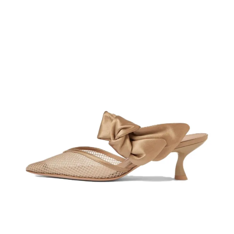Malone Souliers Marie 45mm Bow Mules-0