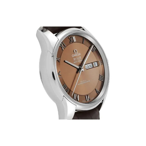 OMEGA Disc Fly Collection Automatic Mechanical Movement Men's Watches Watch 41mm Coffee Watch Dial-3