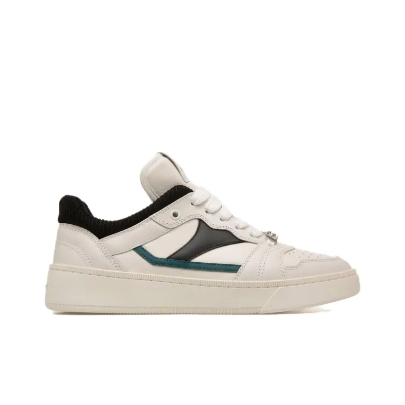 BALLY Low Top Skateboard Shoes Men's Ecru-1