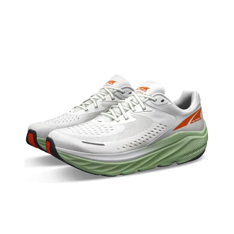 Altra Via Olympus Cushioning Anti Slip And Wear Resistant Low Top Training Running Shoes Men's White Green Red-2