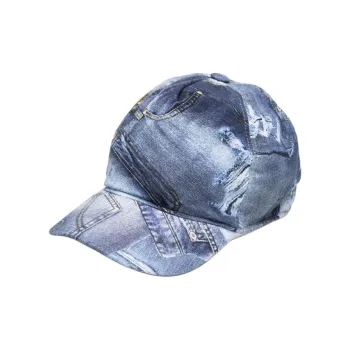 CHIARA FERRAGNI Denim print Cotton Cap