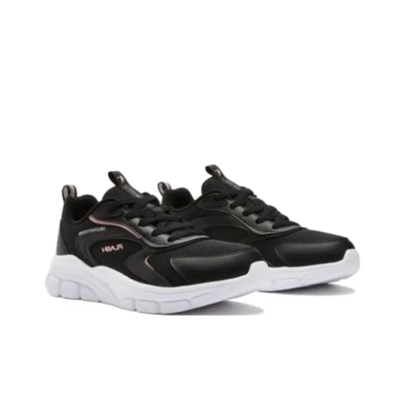 QIAODAN Wear Resistant Low Top Running Shoes Women's Black Pink-1