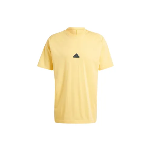 Adidas T-Shirts Men Yellow