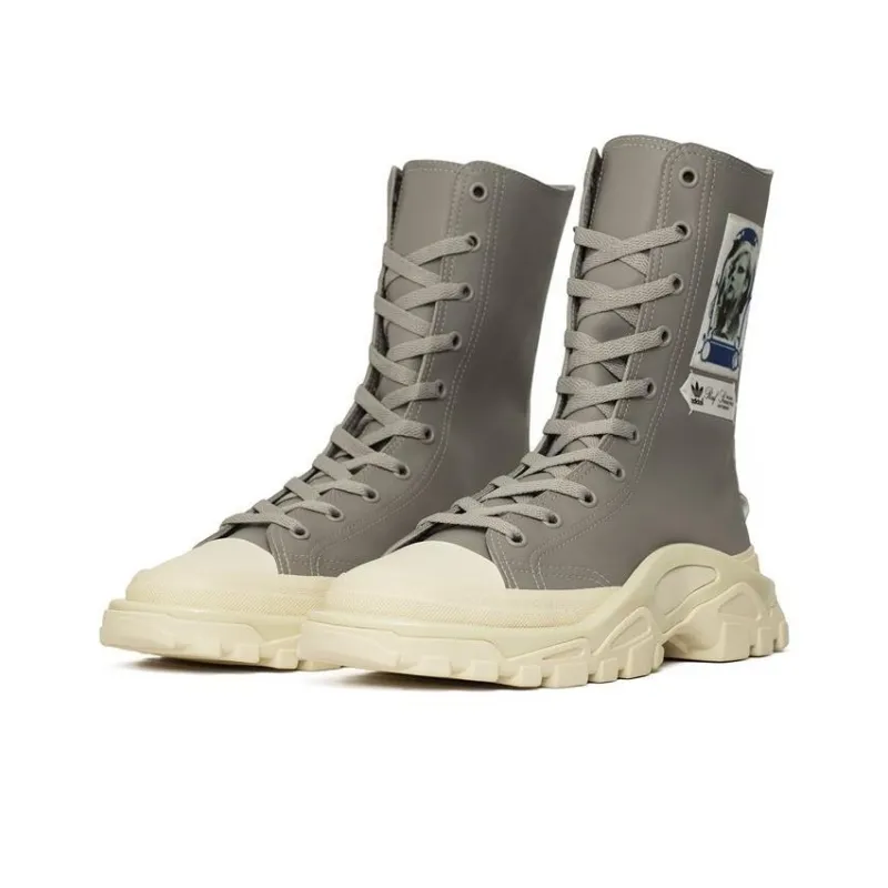 Adidas Raf Simons X Detroit Runner High 'Grey White'-2