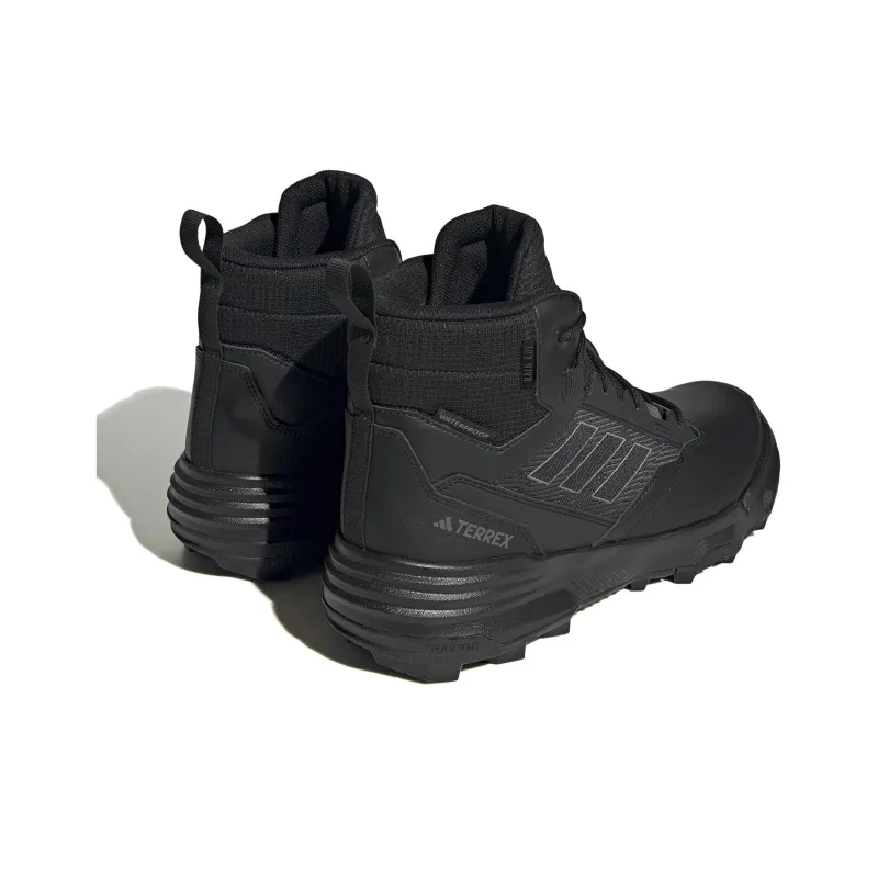 Adidas Terrex Unity Leather Mid Rain.RDY Core Black Grey-3