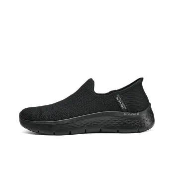 Skechers Slip Ins Wear Resistant Breathable Cushioning Low Top Casual Shoes Women's Black