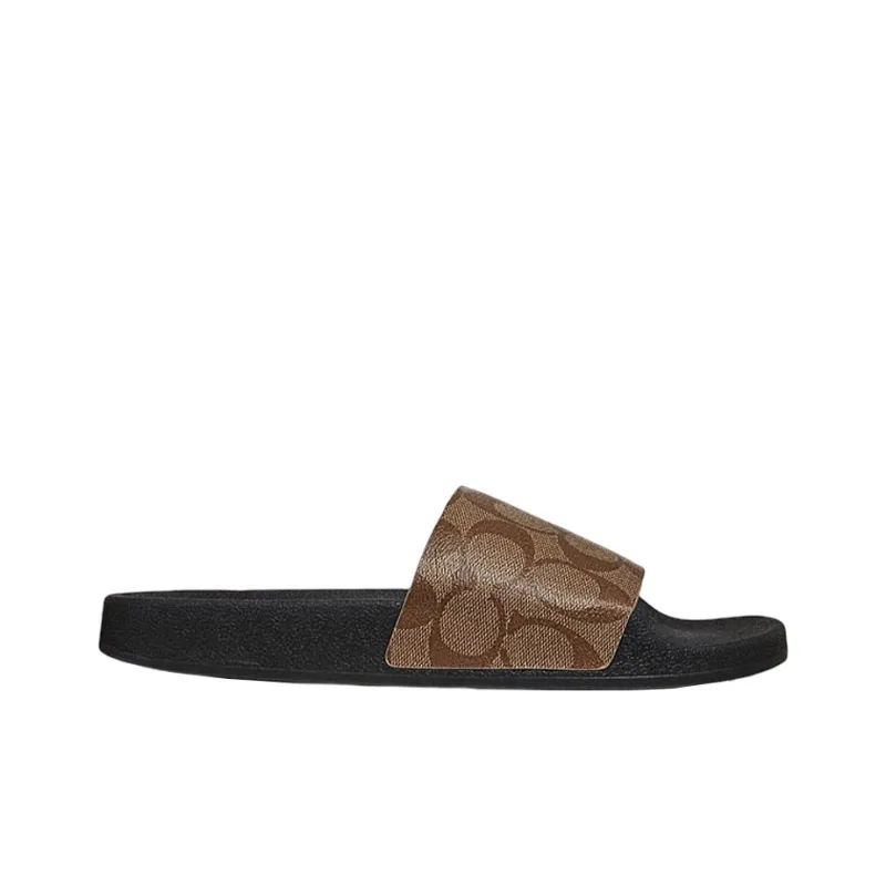 COACH Slip Resistant Stylish Sandal Women's Brown-1
