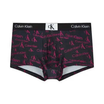 CK/Calvin Klein Underpants Men's 1 Pack Marine Blue/Pink Print