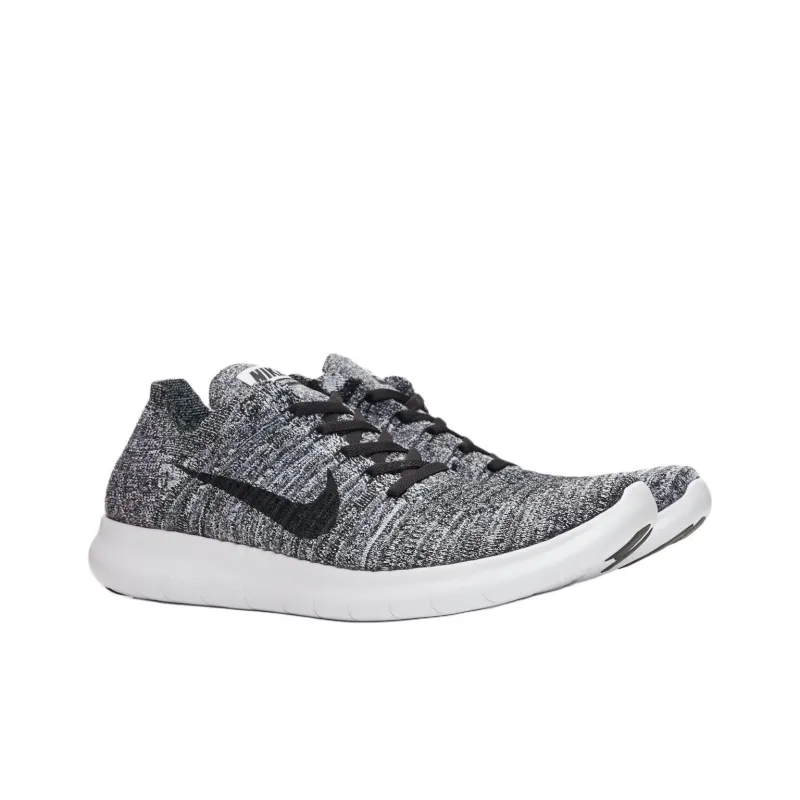 Nike Free Rn Flyknit White/Black-2