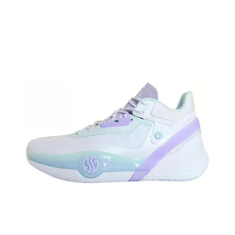361° AG3 Basketball Shoes Men Low Top White Pink-0