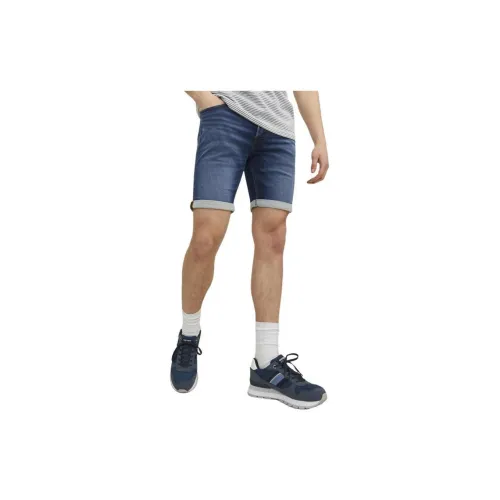 JACK&JONES Denim Shorts Men Dark Blue