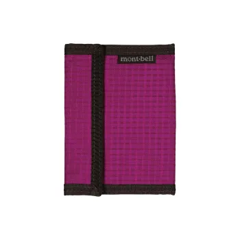 MONTBELL Nylon Wallet Unisex Dark Purple Red