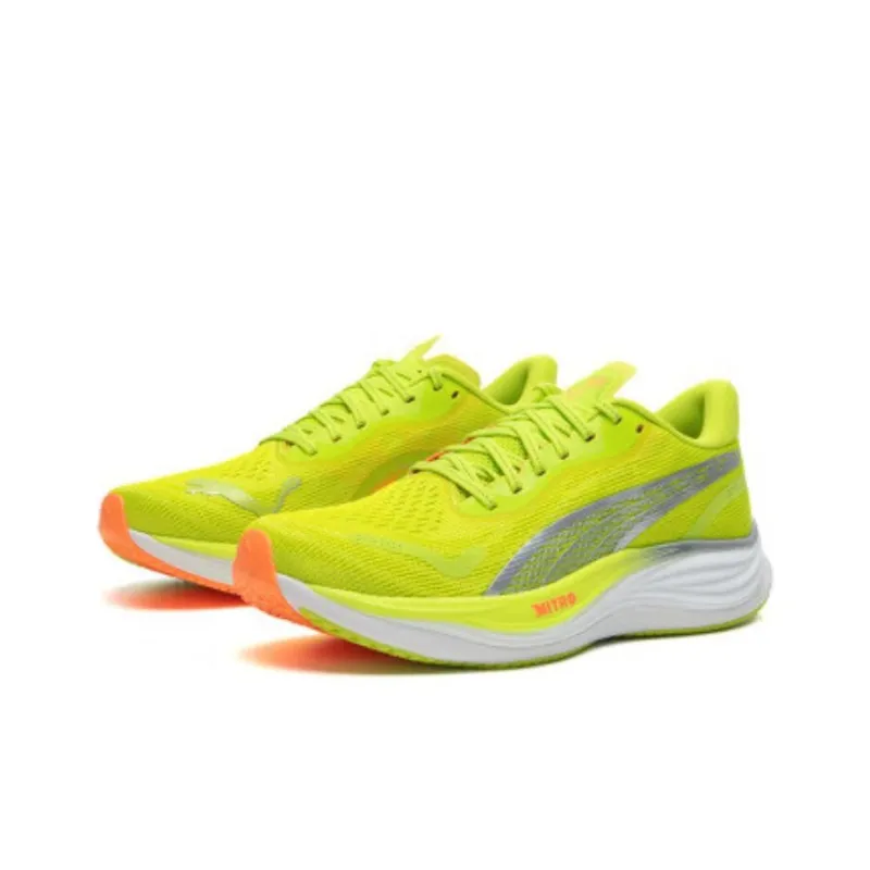 PUMA Velocity Nitro 3 Durable Breathable Low Top Casual Running Shoes Men's Green-2