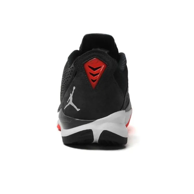 Jordan CP3 7 Cushioned Slip-Resistant Low-Top Basketball Shoes Men's Black Red-4