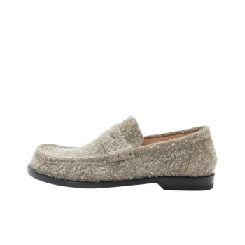 LOEWE Loafers Women's Khaki Green