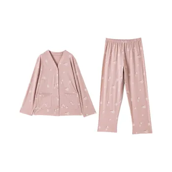 Top Melon Pajama Set Women's Light Island Peony Pink