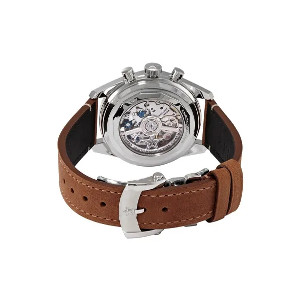 ZENITH Flagship Collection Automatic Mechanical Movement Men's Watches Watch 38mm Black Dial Stainless Steel Case-2